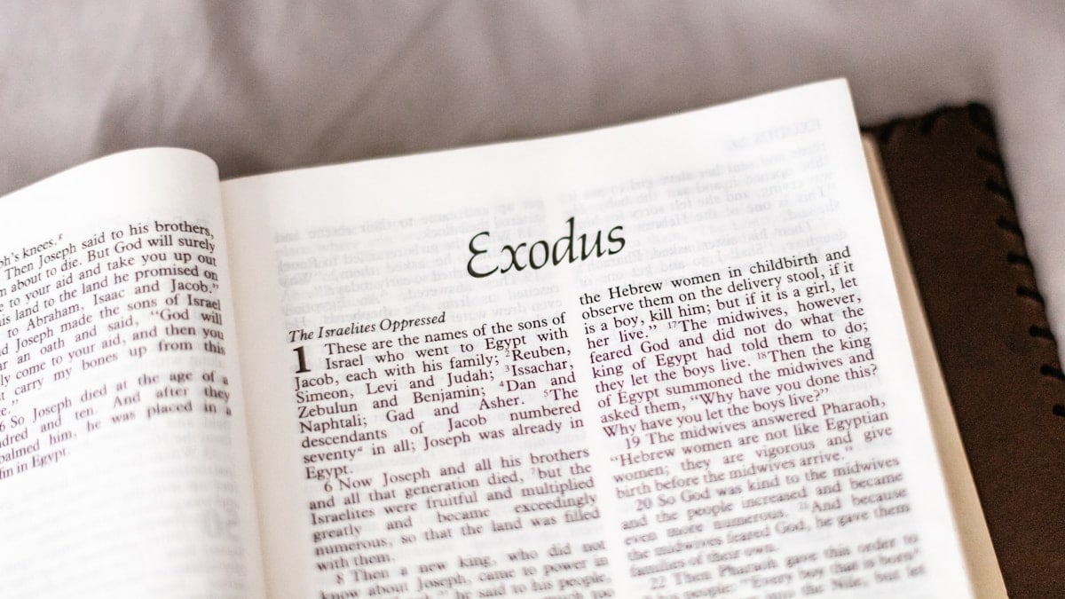 The Bible book of Exodus